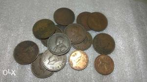British Indian coins lot 15pcs 360