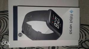 Fit bit versa black fitness band seal condition