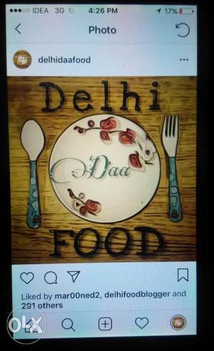 Follow Delhidaafood on instagram Give away is
