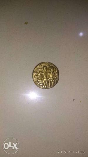 Gold color mai coin