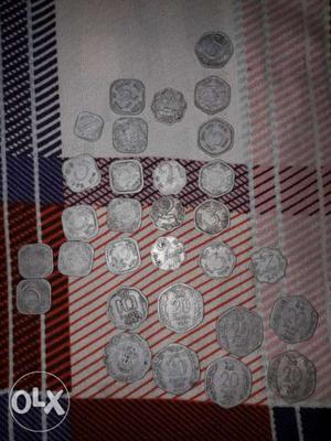Old Silwar Coins 1 paisa 2 paisa 3 paisa 5 paisa