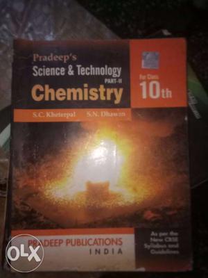 Orange And White Chemistry Book