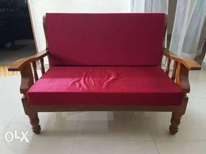 Pure teak 5 seater sofa set
