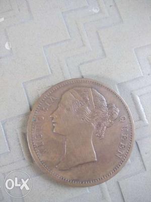 Queen Victoria coin  year old