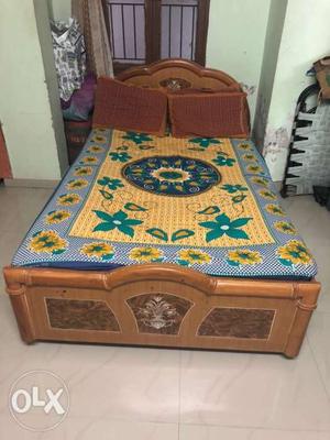 Storage Wooden Bed (single bed)