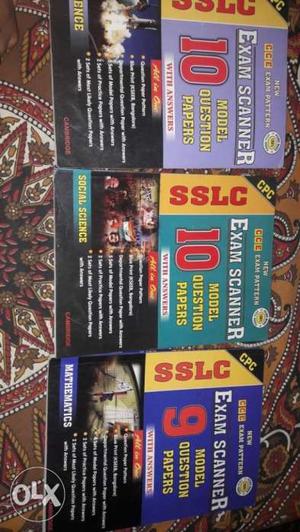 Three SSLC 10 Exam Scanner Books