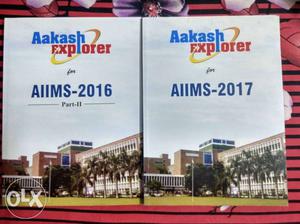 Two Aakash Explorer AIIMS- And  Books