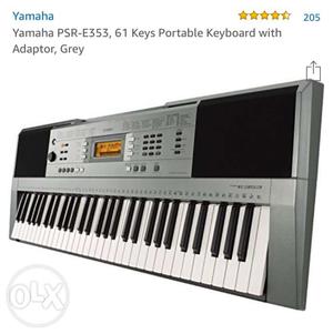 YAMAHA PSR E 353 in absolute new condition.