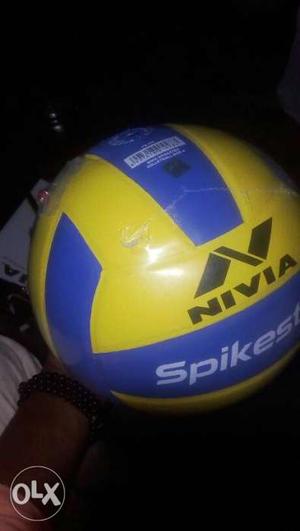 Yellow And Blue Nivia Volleyball