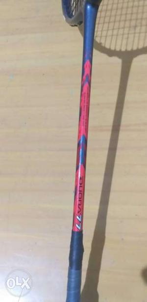 Yonex duora 77 with lining strings