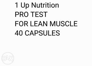 1 Up Nutrition Pro Test Text
