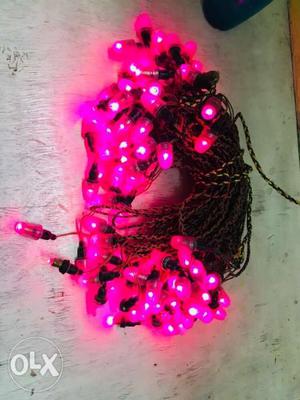100 bulb Pink led String Light