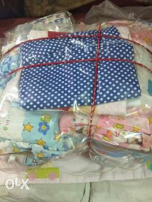 13 pcs baby suits 8 months 1years 7pcsbed sheet