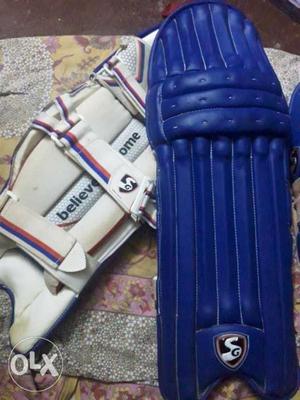 2 pair of SG Cricket pads for  per pair. used