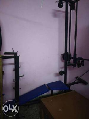 20 in 1 bench,100 kg weights and gym instruments