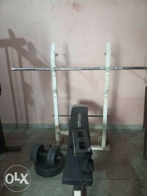 3 in 1 chest banch with 10 KG weight