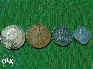 4 old coins  ONLY