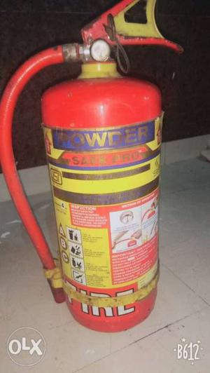 4kg and 5kg Fire extinguisher unused type A.B.C