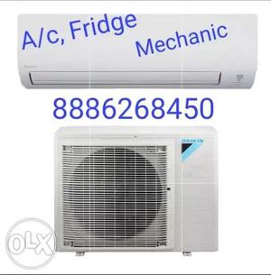 All kinds of Air Conditioner repair &, gas charging, door