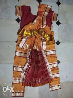 Bharatnatyam dance dress