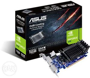 Black And Blue Asus Graphics Card With Box