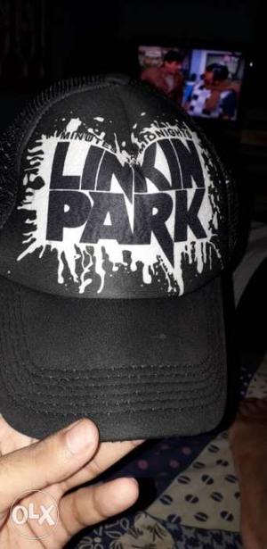 Black And White Linkin Park Tracker Cap