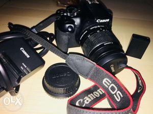 Black Canon D DSLR Camera