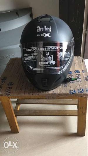 Black Steelbird ROX Full-face Helmet