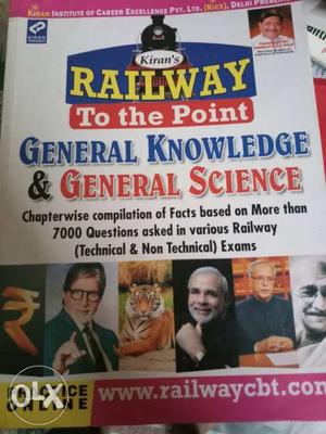Book: Railway to the point GK and General Science  mcqs