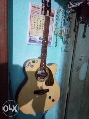 Brown Acoustic givson Guitar
