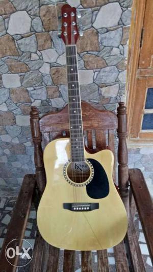 Brown Florentine Cutaway Acoustic Guitar