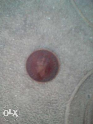 Brown coin  one Anna used normal condition