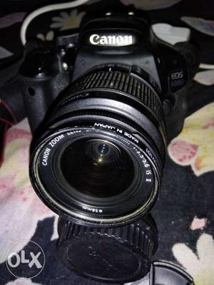 Canon 600d with  lens