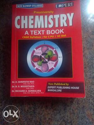 Chemistry Textbook By Moodithaya