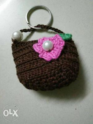 Crochet keychain Colour available Handmade