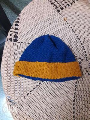 Crocheted hand made cap for boys