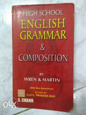 English vocabulary and grammar book comprises of