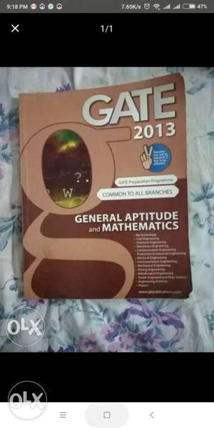 GATE Book.. plz contact ASAP if anyone is