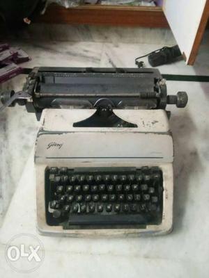Godrej type writting machine for sale..