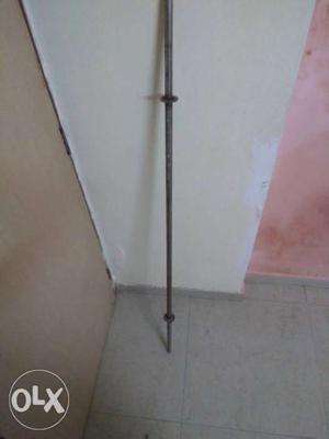 Gray Metal Barbell Rod