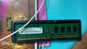 Green And Black DIMM RAM Stick