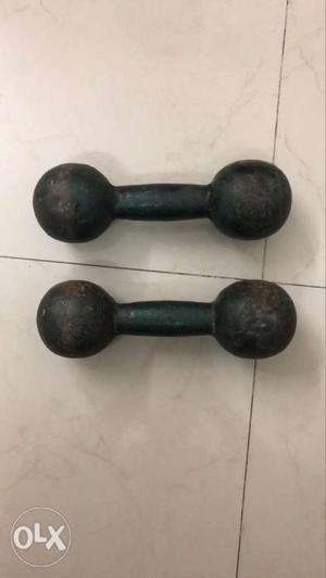 Gym exercise dumbbells set 5 kg each