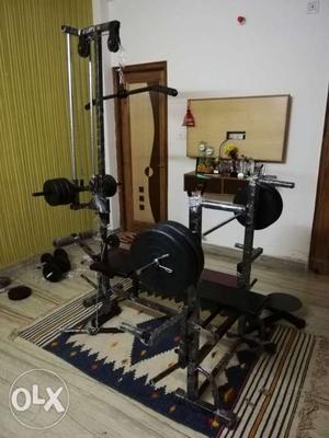 Home Gym-Brand New-With Rods and Weights