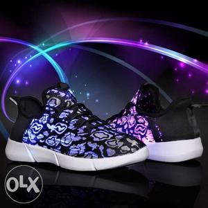 Led shoes original box with charging cable