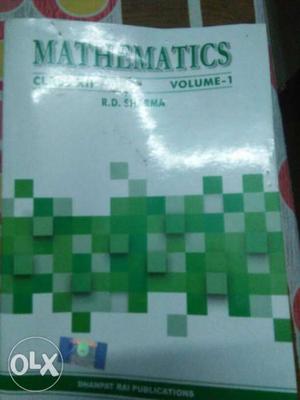 Mathematics (xii) RD sharma vol 1