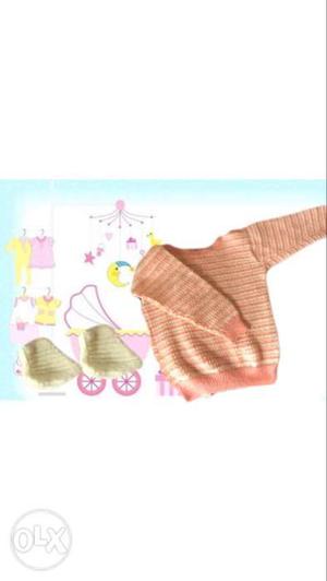 New Handmade Woolen Sweater kit for kids, Price negotiable