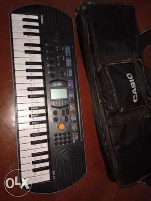 Only 1 month old Black And White Casio Electronic Keyboard
