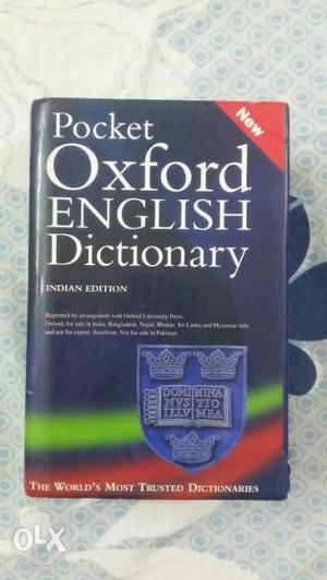 Oxford dictionary in new condition never used mrp