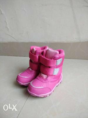Pink Leather high quality Boot bought it from USA For 1 to 2