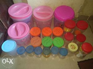 Plastic containers 20+ big and small all size for Kitchen